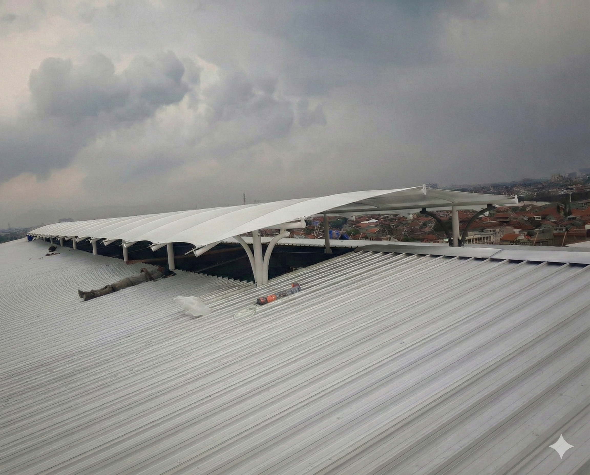 Struktur Atap Gudang